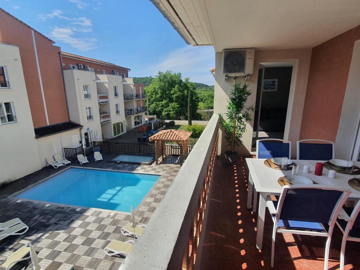 Apartmán La Piscine Des Gorges - Climatisation Parking Gréoux-les-Bains Exteriér fotografie